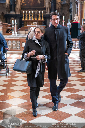 Trauerzeremonie Harald Serafin - Stephansdom, Wien - Mi 08.10.2025 - Christa KUMMER, Stefan NEUBAUER136