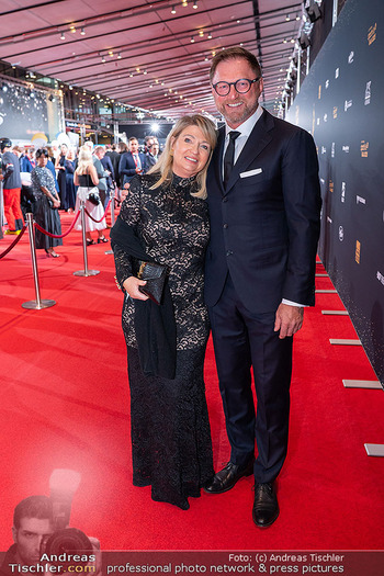 Lotterien Sporthilfe Gala - Stadthalle, Wien - Mi 08.10.2025 - Ralph HASENHÜTTL mit Ehefrau Sandra16