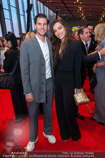 Lotterien Sporthilfe Gala - Stadthalle, Wien - Mi 08.10.2025 - Dominic (Dominik) THIEM, Freundin Lili Lilli PAUL RONCALLI67
