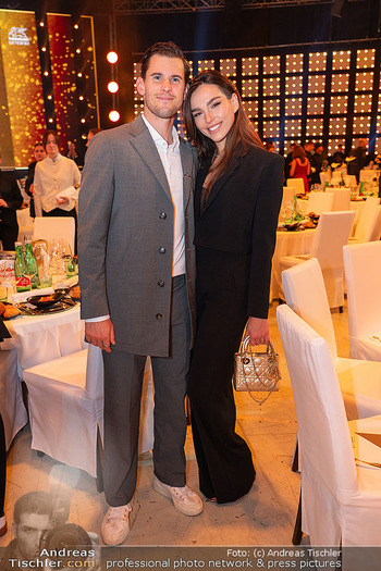 Lotterien Sporthilfe Gala - Stadthalle, Wien - Mi 08.10.2025 - Dominic (Dominik) THIEM, Freundin Lili Lilli PAUL RONCALLI75