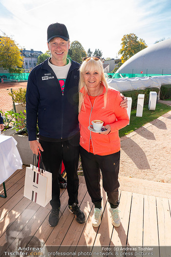Rado Promis gegen Profis Tennis - Colo - So 19.10.2025 - Lucas FENDRICH mit Mutter Andrea FENDRICH9