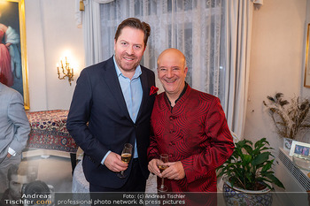Sektempfang Birgit Sarata - Privatwohnung, Wien - Mo 27.10.2025 - Daniel SERAFIN, Andy LEE LANG13