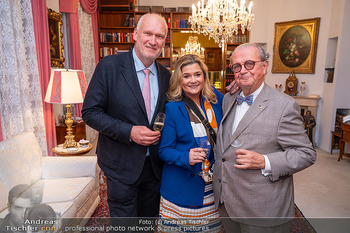 Sektempfang Birgit Sarata - Privatwohnung, Wien - Mo 27.10.2025 - Berndt QUERFELD, Andrea BOCAN, Hans Peter SPAK35