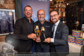 Winter Chalet Opening - Regina Margherita, Wien - Do 30.10.2025 - Luigi BARBARO sen. mit Söhnen Luigi jun. und Antonio20