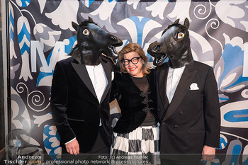Künstlerdinner - MAK, Wien - Do 13.11.2025 - Lilli HOLLEIN mit Gästen mit Pferdemaske119