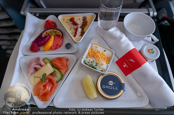 Falstaff Nordic Inauguration - Kopenhagen Distillery, Kopenhagen - Do 27.11.2025 - Essen im Flugzeug, Service, Frühstück, Economyclass9