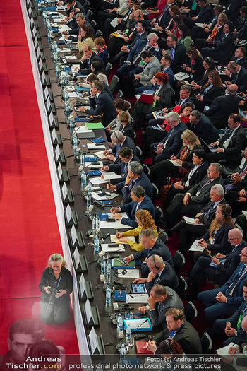 OSZE Ministerrat Tag 1 - Hofburg, Wien - Do 04.12.2025 - Ãbersichtsfoto Plenarsaal Plenary Plenium Festsaal Ministerrat223