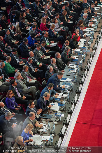 OSZE Ministerrat Tag 1 - Hofburg, Wien - Do 04.12.2025 - Ãbersichtsfoto Plenarsaal Plenary Plenium Festsaal Ministerrat224