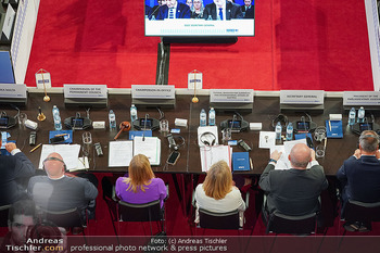 OSZE Ministerrat Tag 1 - Hofburg, Wien - Do 04.12.2025 - Ãbersichtsfoto Plenarsaal Plenary Plenium Festsaal Ministerrat226