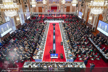 OSZE Ministerrat Tag 1 - Hofburg, Wien - Do 04.12.2025 - Ãbersichtsfoto Plenarsaal Plenary Plenium Festsaal Ministerrat228