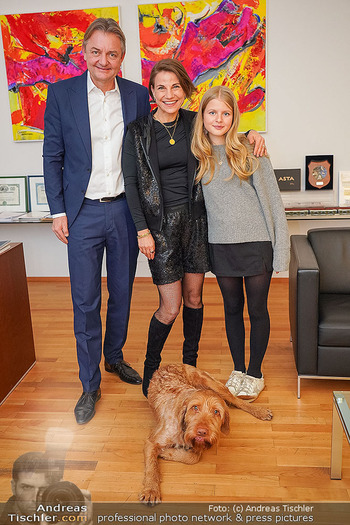 Jingle Mingle Weihnachtsempfang - Büro Gerstbauer - Di 09.12.2025 - Familie Gerald GERSTBAUER, Kristina SPRENGER, Tochter Rosa, Hund91