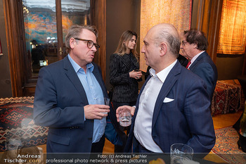 VIP Empfang Hahn Pröll - Palais Szechenyi Rahimi, Wien - Mi 10.12.2025 - Nils KLINGOHR, Ali RAHIMI7