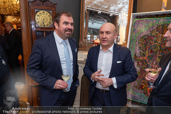 VIP Empfang Hahn Pröll - Palais Szechenyi Rahimi, Wien - Mi 10.12.2025 - Florian HAHN, Ali RAHIMI14