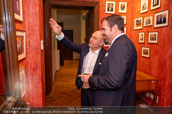 VIP Empfang Hahn Pröll - Palais Szechenyi Rahimi, Wien - Mi 10.12.2025 - Florian HAHN, Ali RAHIMI16