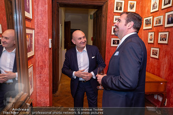 VIP Empfang Hahn Pröll - Palais Szechenyi Rahimi, Wien - Mi 10.12.2025 - Florian HAHN, Ali RAHIMI17