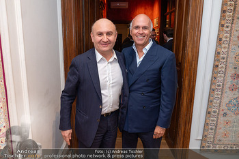 VIP Empfang Hahn Pröll - Palais Szechenyi Rahimi, Wien - Mi 10.12.2025 - Ali RAHIMI, Rudi KOBZA33