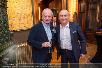 VIP Empfang Hahn Pröll - Palais Szechenyi Rahimi, Wien - Mi 10.12.2025 - Rudi Rudolf KLAUSNITZER, Ali RAHIMI81