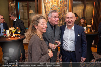 VIP Empfang Hahn Pröll - Palais Szechenyi Rahimi, Wien - Mi 10.12.2025 - Carolin PINKOS, CORNELIUS OBONYA, Ali RAHIMI83