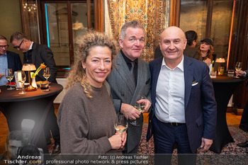 VIP Empfang Hahn Pröll - Palais Szechenyi Rahimi, Wien - Mi 10.12.2025 - Carolin PINKOS, CORNELIUS OBONYA, Ali RAHIMI84
