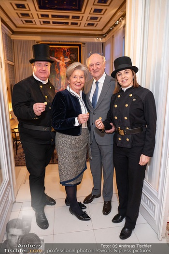 Hilfe im eigenen Land Neujahrsempfang - Fuchs Villa, Wien - Di 13.01.2026 - Elisabeth Sissi PRÖLL, Erwin PRÖLL mit Rauchfangkehrern4