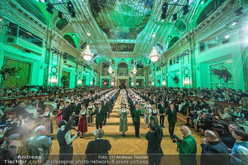 Jägerball - Hofburg, Wien - Mo 26.01.2026 - Balleröffnung, Tanzpaare, Debütanten, Übersichtsfoto, Ballsaa192