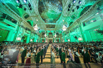 Jägerball - Hofburg, Wien - Mo 26.01.2026 - Balleröffnung, Tanzpaare, Debütanten, Übersichtsfoto, Ballsaa194