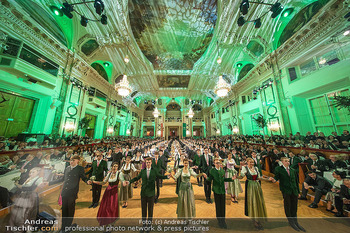 Jägerball - Hofburg, Wien - Mo 26.01.2026 - Balleröffnung, Tanzpaare, Debütanten, Übersichtsfoto, Ballsaa219