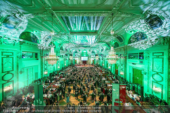 Jägerball - Hofburg, Wien - Mo 26.01.2026 - Übersichtsfoto Festsaal, Tanzfläche, Menschmassen240