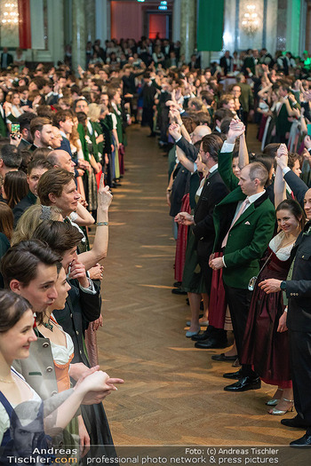 Jägerball - Hofburg, Wien - Mo 26.01.2026 - Übersichtsfoto voller Ballsaal, Tanzfläche, Tanzpaare, Quadril357