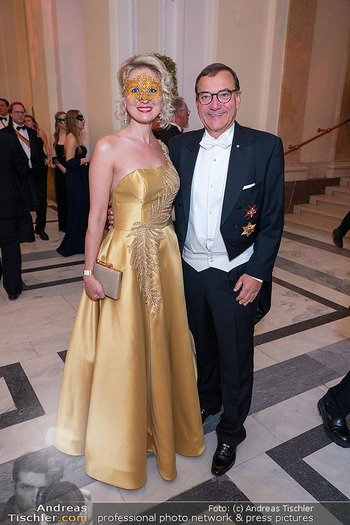 Rudolfina Redoute - Hofburg, Wien - Mo 16.02.2026 - Heinz STIASTNY mit Begleitung9