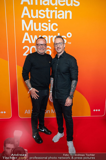 Amadeus Austtrian Music Awards 2025 - Marx Halle, Wien - Fr 06.03.2026 - Fritz STRBA, Bernhard SPEER88