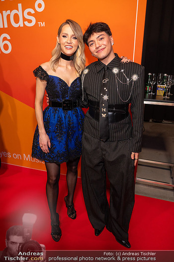 Amadeus Austtrian Music Awards 2025 - Marx Halle, Wien - Fr 06.03.2026 - Melissa NASCHENWENG, JJ (Johannes PIETSCH)96