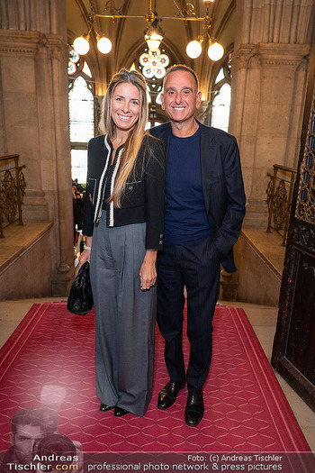 Falstaff Restaurant Guide - Rathaus, Wien - Mo 09.03.2026 - Fabio GIACOBELLO mit Ehefrau Jana11