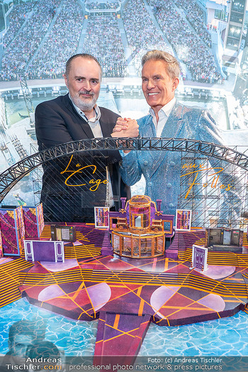 Mörbisch PK - Champions Sports Bar Marriott Hotel, Wien - Do 19.03.2026 - Alfons HAIDER, Hans-Peter DOSKOZIL mit Bühnenbild1