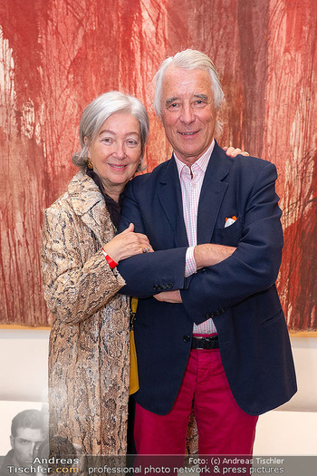 Wiedereröffnung und Nitsch Ausstellung - Wiener Aktionismus Museum - Di 24.03.2026 - Agnes HUSSLEIN mit Ehemann Peter16