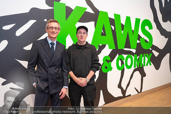 Kaws Ausstellungseröffnung - Albertina Modern und Albertina, Wien - Do 02.04.2026 - Brian DONNELLY (KAWS), Ralph GLEIS26