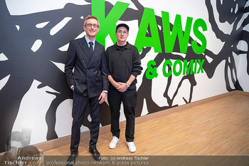 Kaws Ausstellungseröffnung - Albertina Modern und Albertina, Wien - Do 02.04.2026 - Brian DONNELLY (KAWS), Ralph GLEIS27