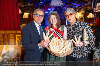 Spargelgala - Marchfelderhof - Mi 08.04.2026 - Julian F.M. STOECKEL STÖCKEL, Spargelkönigin Carina, Peter GRO16