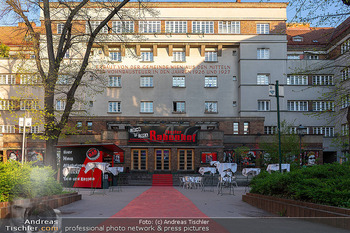 Premiere ´Mozart´ - Rabenhof Theater, Wien - Do 09.04.2026 - Rabenhof Theater, Rabenhof-Theater von außen, Hof, Gemeindebau2