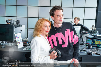 Gerda Rogers ö3 Jubiläum - Ö3 Studios im ORF Zentrum, Wien - Fr 10.04.2026 - Philipp HANSA, Gerda ROGERS im ö3 Studio16