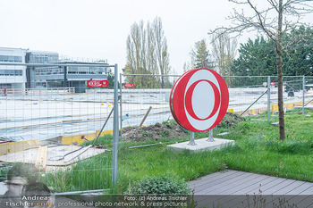Gerda Rogers ö3 Jubiläum - Ö3 Studios im ORF Zentrum, Wien - Fr 10.04.2026 - ORF Logo, Baustelle, Umbau, Bauzaun, ORF Zentrum87