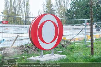 Gerda Rogers ö3 Jubiläum - Ö3 Studios im ORF Zentrum, Wien - Fr 10.04.2026 - ORF Logo, Baustelle, Umbau, Bauzaun, ORF Zentrum88