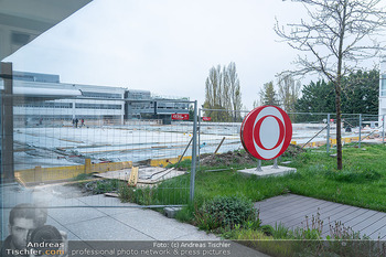 Gerda Rogers ö3 Jubiläum - Ö3 Studios im ORF Zentrum, Wien - Fr 10.04.2026 - ORF Logo, Baustelle, Umbau, Bauzaun, ORF Zentrum89