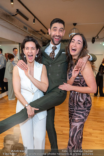 Eröffnung - Tanzschule Dimitar Stefanin, Wien - Sa 11.04.2026 - Dimitar STEFANIN mit Freundin Suzanne KHALILI, Alexandra SCHERIA2