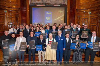 Falstaff Hotel Guide Präsentation - Park Hyatt Hotel, Wien - Mo 13.04.2026 - Gruppenfoto Preisträger1