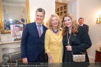 Privatempfang Birgit Sarata - Privatwohnung, Wien - Di 14.04.2026 - Barbara NOVAK, Georg GÜRTLER, Birgit SARATA4