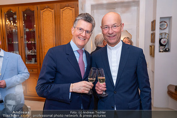 Privatempfang Birgit Sarata - Privatwohnung, Wien - Di 14.04.2026 - Georg GÜRTLER, Toni FABER13