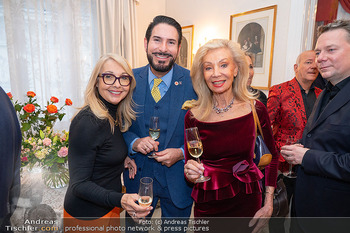 Privatempfang Birgit Sarata - Privatwohnung, Wien - Di 14.04.2026 - Uschi FELLNER, Clemens UNTERREINER, Elisabeth HIMMER-HIRNIGEL14
