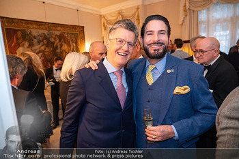 Privatempfang Birgit Sarata - Privatwohnung, Wien - Di 14.04.2026 - Georg GÜRTLER, Clemens UNTERREINER26