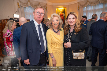 Privatempfang Birgit Sarata - Privatwohnung, Wien - Di 14.04.2026 - Peter SCHAIDER, Birgit SARATA, Barbara NOVAK27